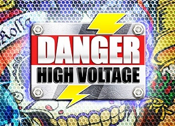 Danger high voltage slot